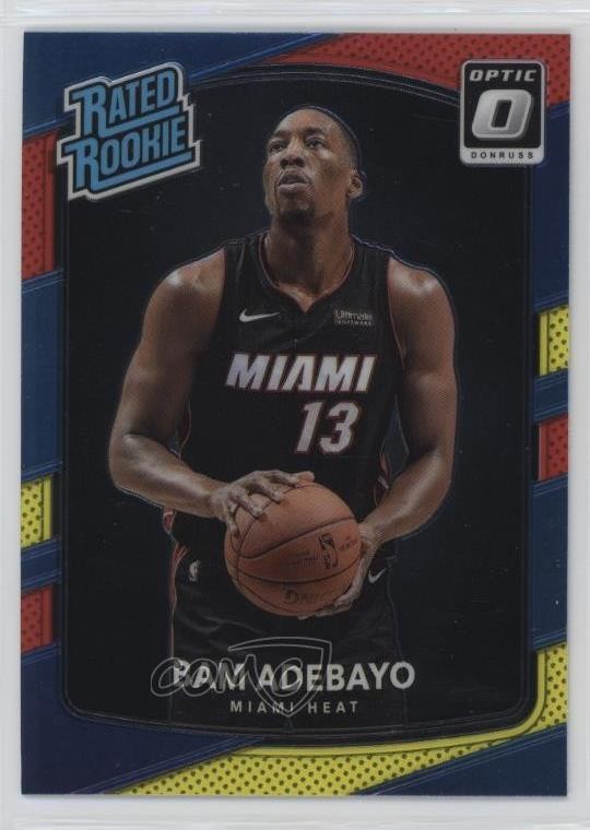 2017 Panini Donruss Optic Rated Mega Box Red & Yellow Bam Adebayo Rookie RC 0a3b