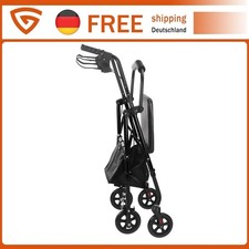 Rollator Schmal faltbar Klappbar universal f&uuml;r Outdoor Indoor mit Sitz Griff
