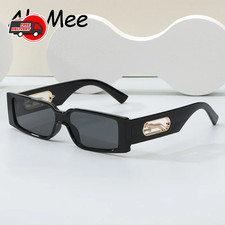 Leopard Square Sunglasses Rectangle Luxury Brand Style for Men and Women