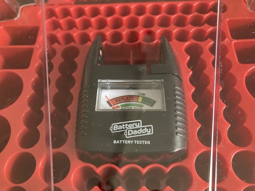 Battery Daddy Storage System Case With Tester Double Sided Holds 150 Batteries - Picture 4 of 5
