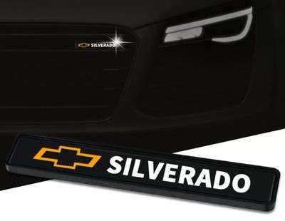 SILVERADO LED Logo Grille Light Emblem For Truck Front Illuminated Name Badge