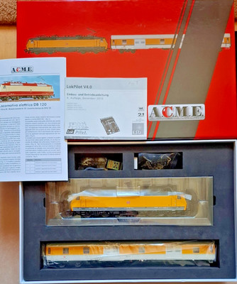 ACME H0 70075 Zugset BR 120 160-7 mit Dms 322 DB Gleichstrom Digital