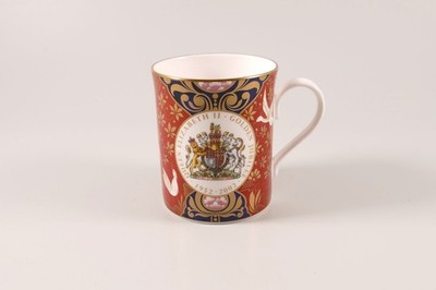 Royal Worcester Elisabeth II 1952-2002 goldenes 50 Jubiläum Golden Jubilee
