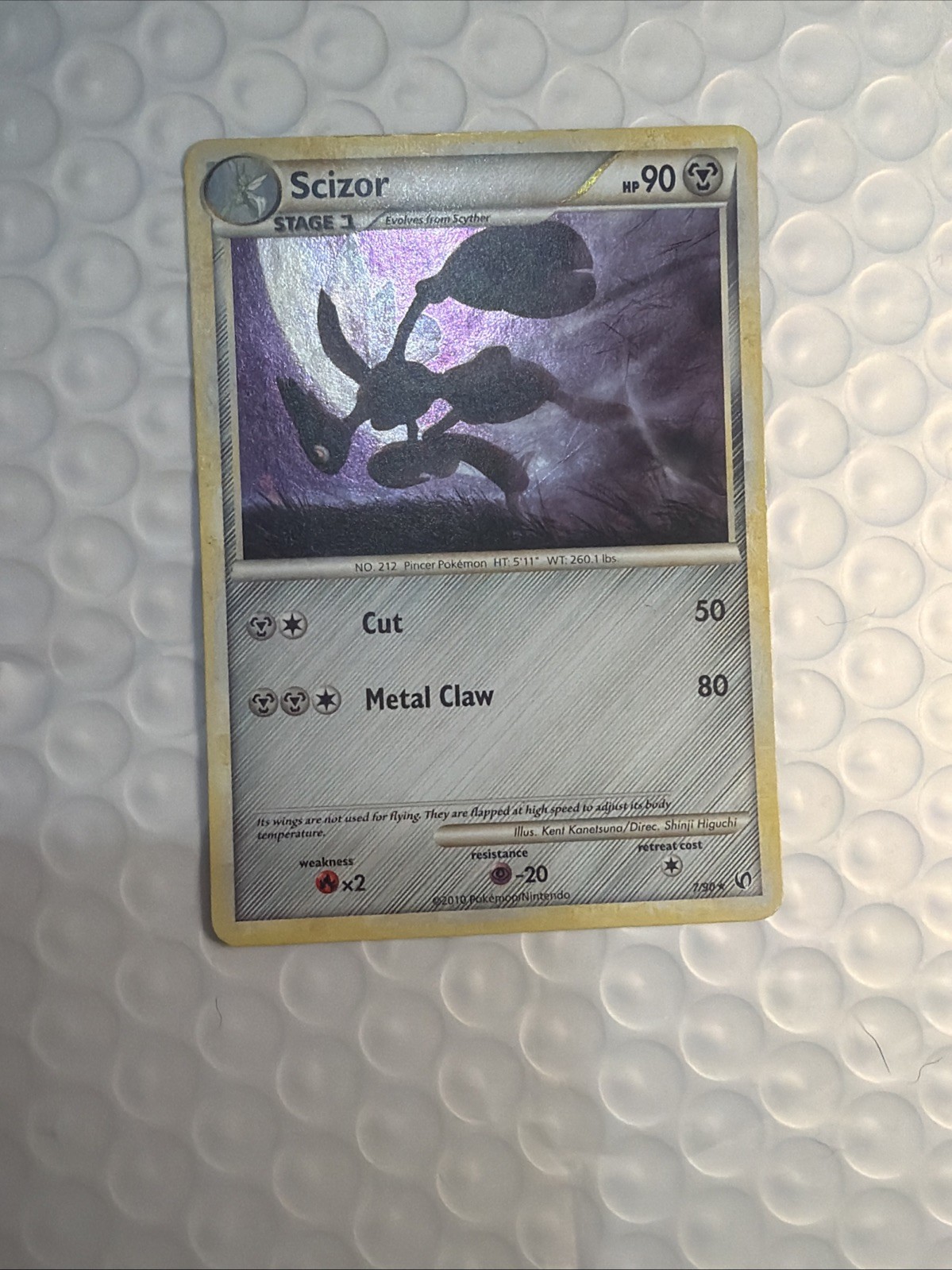 Pokemon TCG Scizor 7/90 Holo Rare Undaunted  2010