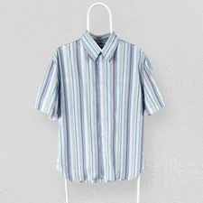 PS Paul Smith Striped Shirt Short Sleeve Multicoloured Mens Large