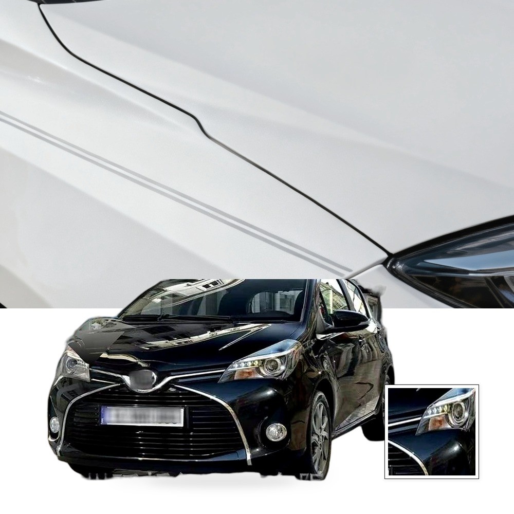 Left Heated Mirror Glass Suitable for Toyota Yaris 12-18 Driver Side