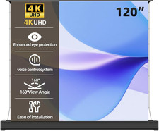 120 Motorized Projector Screen for Home Theat...