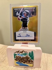 2022 Prizm Draft Picks Samuel Zavala Signing Sessions Prizm Gold Auto #/10