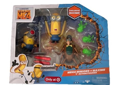 Despicable Me 4 Mega Minions vs Maxime Action Figure Set New with Box GREAT GIFT