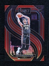 2024 Panini Select Premier Level Red Prizm 11/199 Zaccharie Risacher #180 1mc5