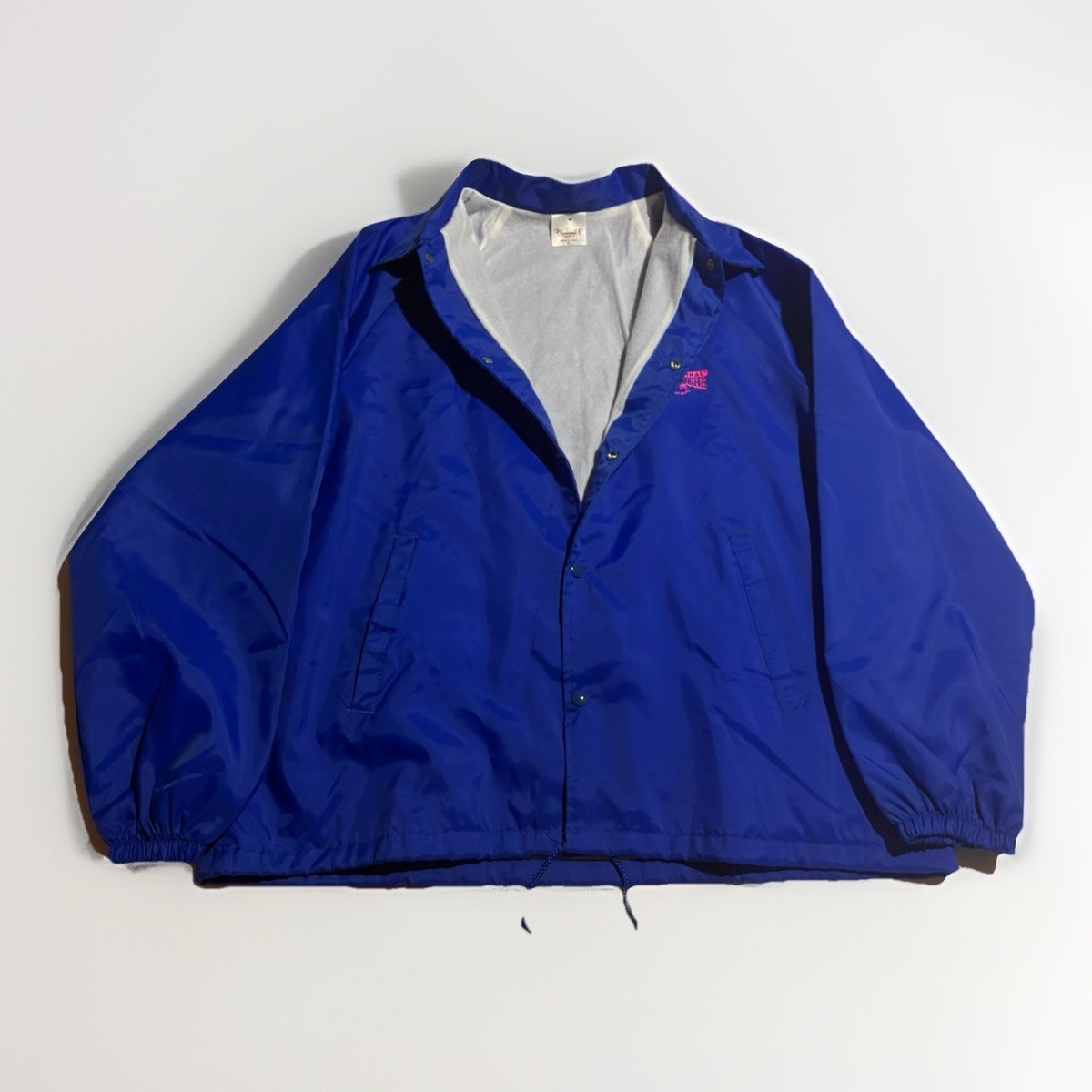 【BLUE】Nylon coach jkt NYLON COACH'S JACKET/LINED COL BLUE L - Walmart.com