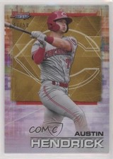 2021 Bowman's Best Gold Refractor 47/50 Austin Hendrick #98 7c5