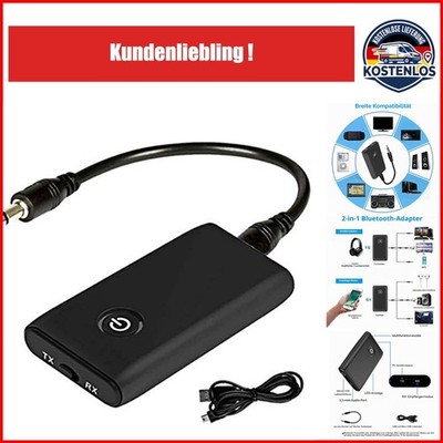 Lerkely Bluetooth Adapter 2 in 1 Audio 5.3 Transmitter Receiver