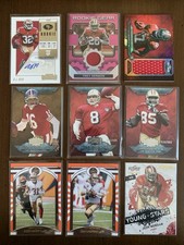 San Francisco 49ers 45 Card Lot Joe Montana #ed Steve Young #ed Jerry Rice Davis
