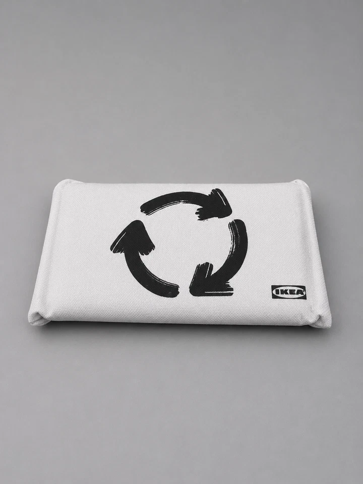 Sac de tri des déchets IKEA AJOSS, gris clair, recyclage réutilisable 56x43 c... - Photo 1/4