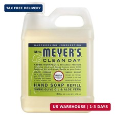 Mrs. Meyer's Clean Day, Hand Soap Refill, Lemon Verbena Scent, 33 Fl Oz