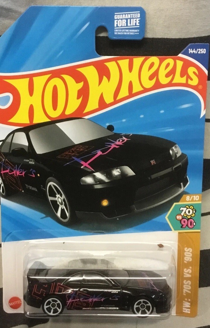 Hot Wheels Nissan GT-R (BCNR33) - Modern Classics 4/5 - Modello In Metall0 Con Telaio Metallico - Colore Bianco