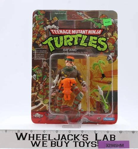 Rat King Teenage Mutant Ninja Turtles TMNT 1989 Playmates MOSC New Unpunched