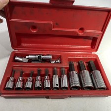 Proto Tools Usa Sae Hex Allen Bit Socket Set 10pc 18 To 58 With 4968pb Case Proto Tools Usa Sae Hex Allen Bit Socket Set 10pc 18 To 58 With 4968pb Case