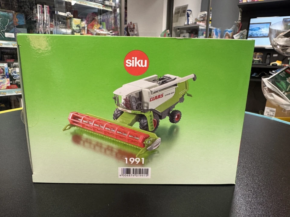 SIKU 1991 - modellino 1:50 - MIETITREBBIA CLAAS VERDE - NUOVO - SIGILLATO - Immagine 4 di 4