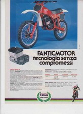 advertising Pubblicità FANTIC 80 CROSS 1982-MOTOITALIANE VINTAGE MX MOTOCROSS