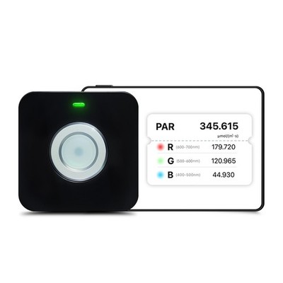 VBR100 Quantum PAR Meter 6000umol/㎡s, RGB PAR Breakdown, PPFD Distribution Ma...