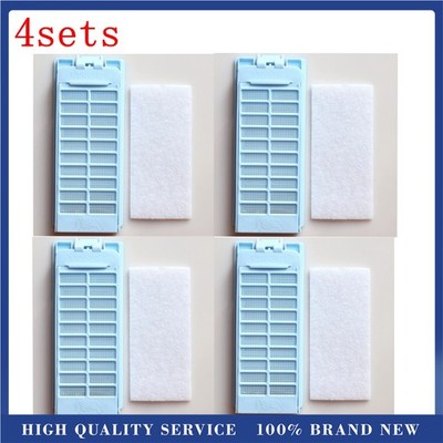 4 Pc Filter Cotton + 4 Pc Lint Filter High Filtration for Haier Washer
