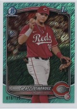 2025 Bowman Chrome Prospects Aqua Shimmer Refractor Ichiro Cano Hernandez 6o3