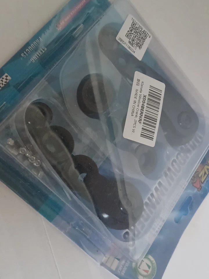 Puxador de janela de alumínio tarugo preto, kit de manivela conjunto de 2 Chevy Ford Mopar 4,25" - Imagem 4 de 4