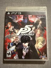 Persona 5 (Sony PlayStation 3, 2017) PS3 Case & Disc Only No Manual