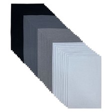 Jtnohx 8x12in Soft Felt Sheets Assorted 40pcs Craft Fabric 1.4mm Thick