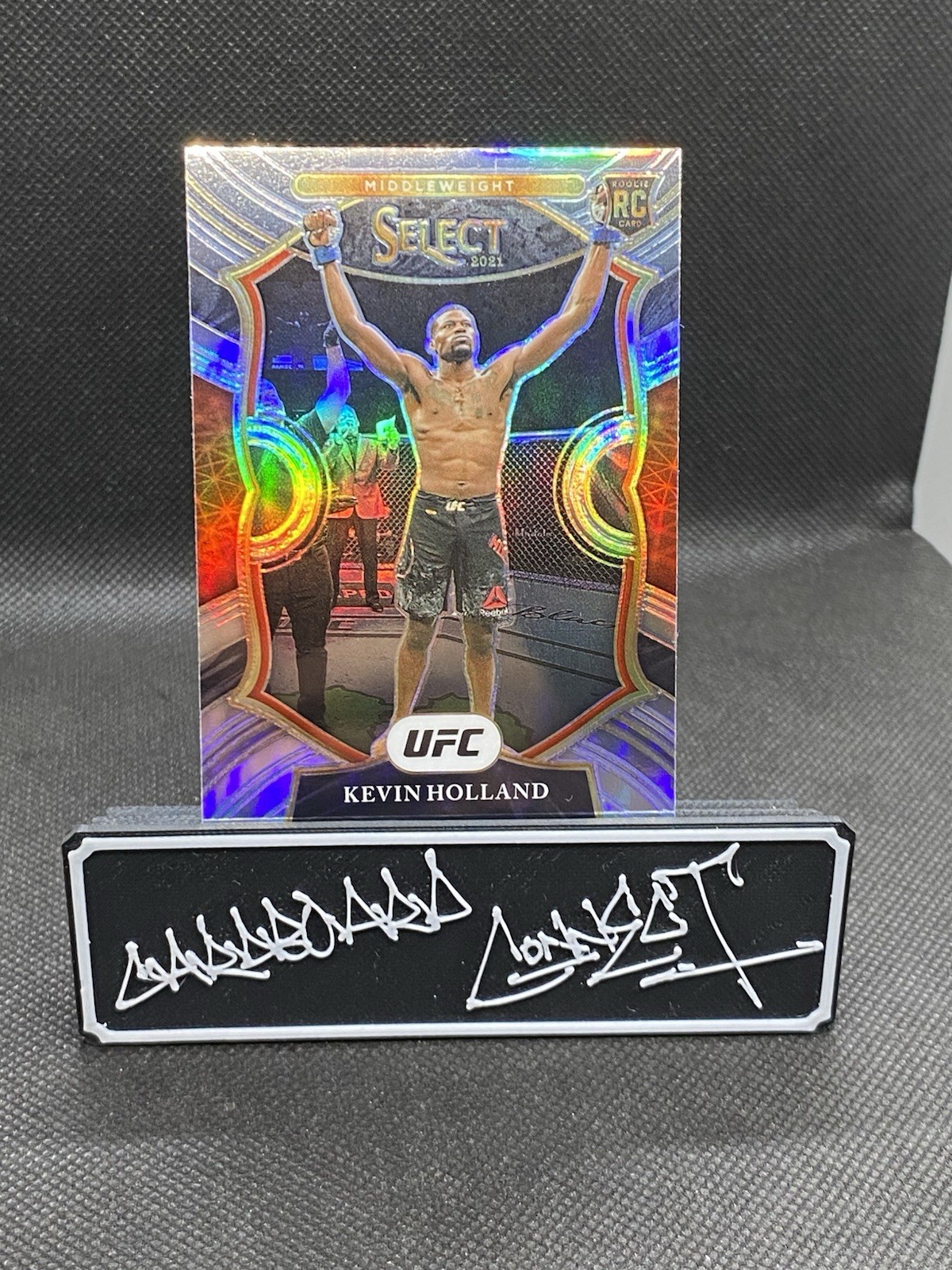2021 Panini Select UFC - Concourse Kevin Holland #37 Silver Prizm (RC)