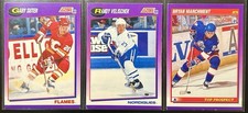 1991 Score - 3 Card NHL Lot - Gary Suter, Randy Velischek, Bryan Marchment