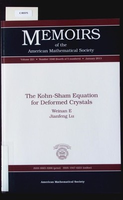 The Kohn-Sham equation for deformed crystals. Memoirs of the American Mathematic