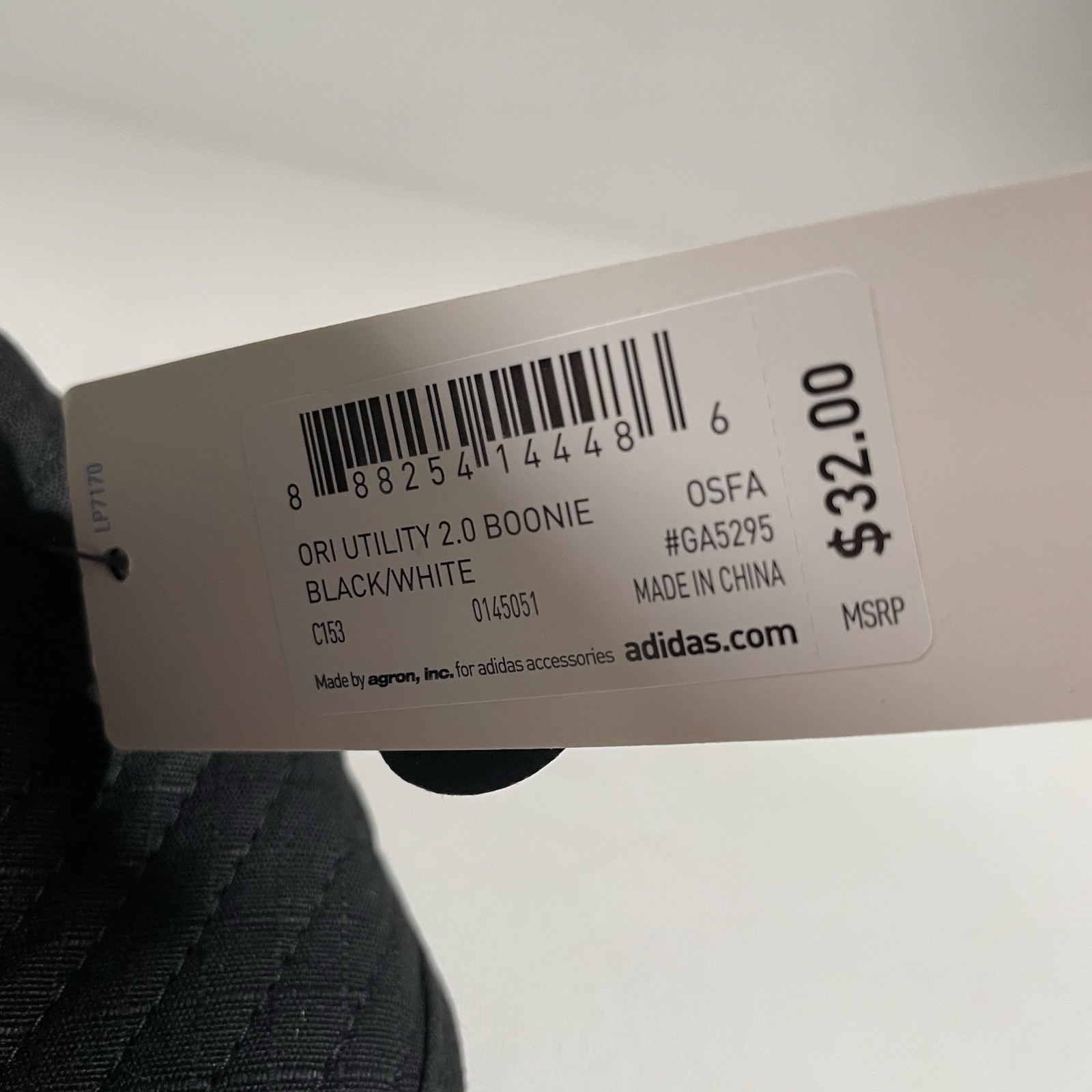 Adidas Utility 2.0 Boonie Bucket Hat NWT OSFA Black Zip Pocket Graphic Logo thumbnail 10