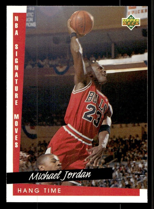 1993-94 Upper Deck #237 Michael Jordan Chicago Bulls NBA Signatures Moves MINT