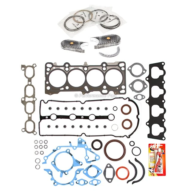 Full Gasket Set Bearings Rings Fit 1999-2001 Mazda Protege 1.6L - Image 2 of 4