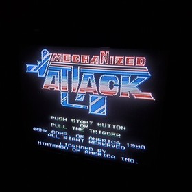Mechanized Attack NES Cart Game for Nintendo Cleaned Tested Polished Working