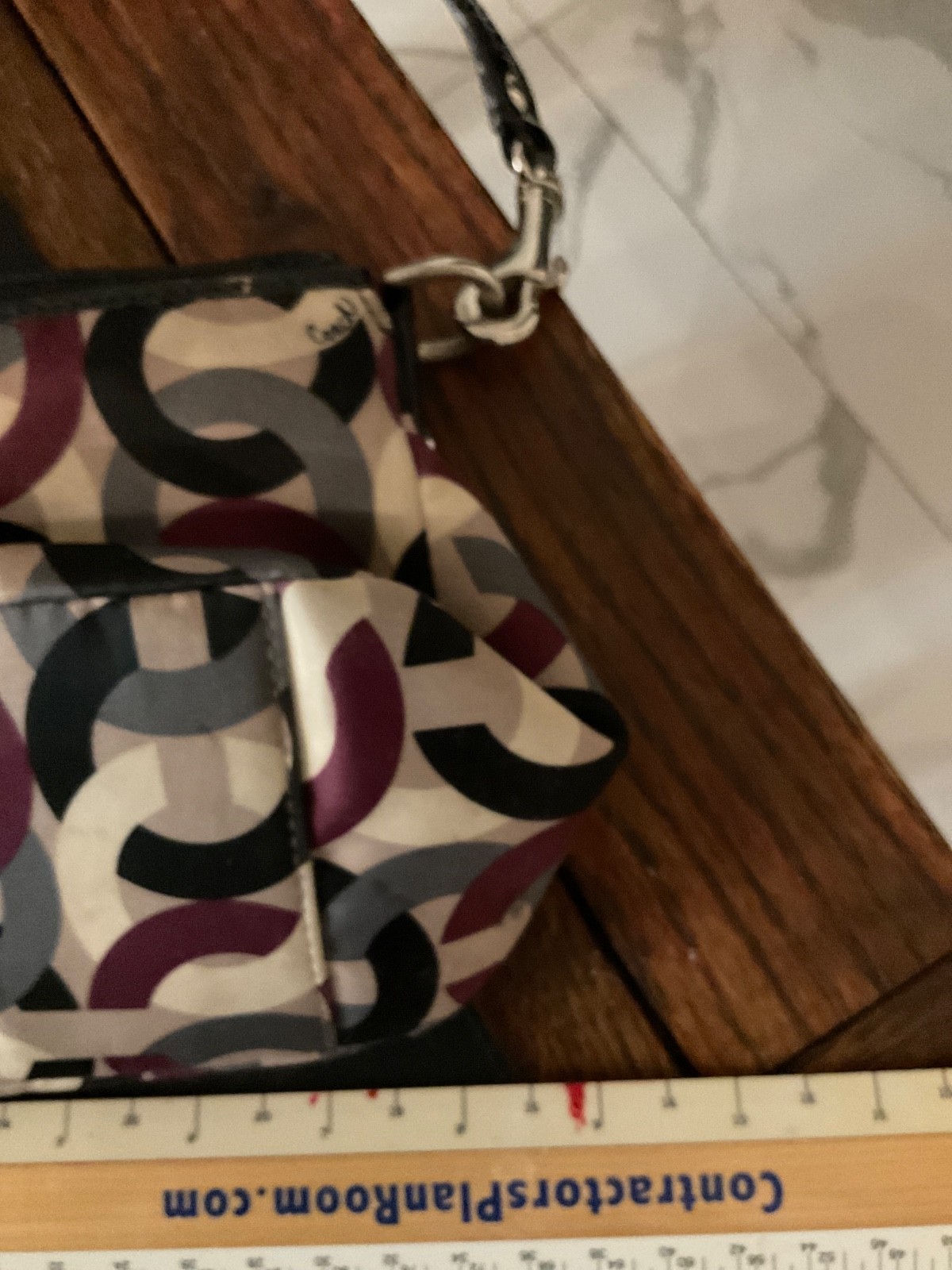 coach handbag multi COLORED removable strap - image 12