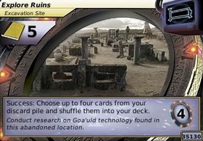 Explore Ruins - Rise of the Ori - Stargate TCG