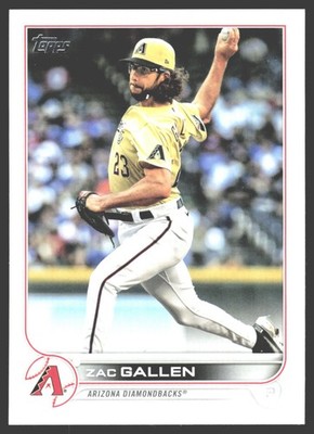 2022 Topps Series 2 MLB Baseball 562 Arizona Diamondbacks Zac Gallen