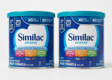  2cans Similac Advance OptiGRO Formula, 12.4 oz Milk Based Powder - Exp: 5/2028