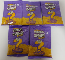 Lot of 5 Kinetic Sand Mystery Scent 8 oz Packs - Brand New - Sensory Play Toy