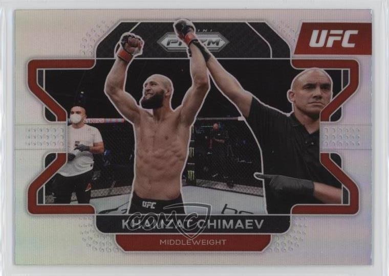2022 Panini Prizm UFC Silver Prizm Khamzat Chimaev #94 1wv
