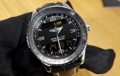 BREITLING 42 mm Chronospace A56012.1 Quarz Digital Multifunction BOX Booklet
