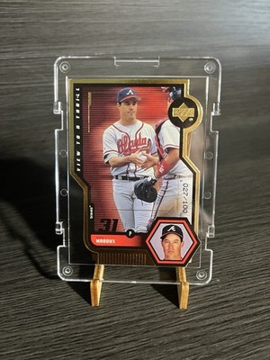 1999 Upper Deck Greg Maddux View To Thrill GOLD /100 DIE CUT SSP RARE
