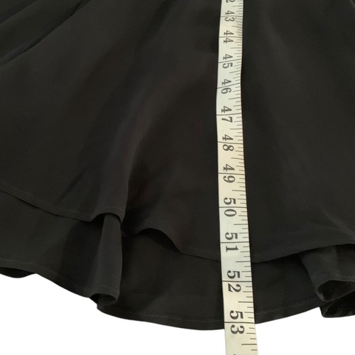 Chicos Kleid Damen Größe 2 Reisende Chiffon Saum gehobener Bateau-Ausschnitt Midi neu mit Etikett - Bild 5 von 5