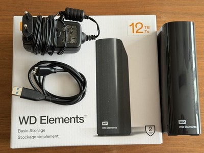 Western Digital Elements 12TB Desktop USB 3.0, 7200 RPM