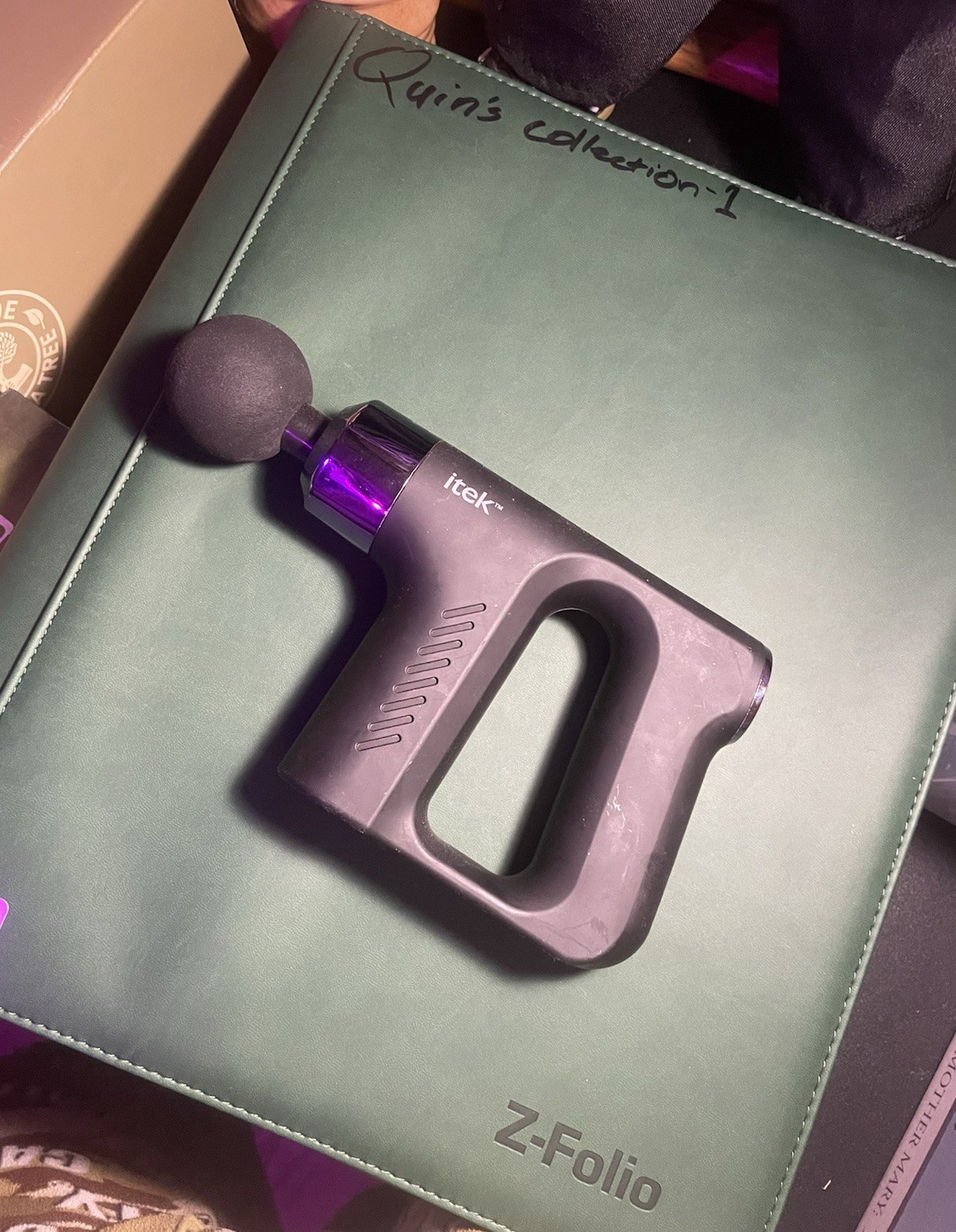itek Cordless Vibrating Massage Gun Black Full Body - 800008008852 - купить  на eBay.com (США) с доставкой в Украину