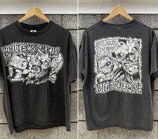 Rob Zombie White Zombie rare design black 2 side T shirt vtg